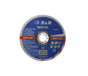 Круг вiдрiзний Meister 150x16x222 мм A36S BF мет/нерж S&R (131016150) - Фото