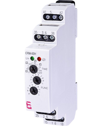 Багатофункціональне реле часу ETI CRM-93 H 230V (3x8A_AC1) (002470071) - Фото