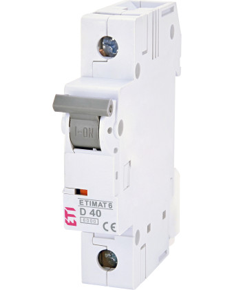 ETI Circuit breaker ETIMAT 6 1p+N (1 mod) B 10A 002191102 - Фото