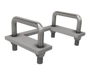 Монтажный комплект (зажимная пластина, болты, гайки) TUS25-K60 CLAMP-M Ridder (599064) - Фото