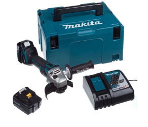 Cordless angle grinder Makita DGA504RTJ 125mm LXT 18V 2x5A·h 8500rpm 23kg DGA504RTJ - Фото