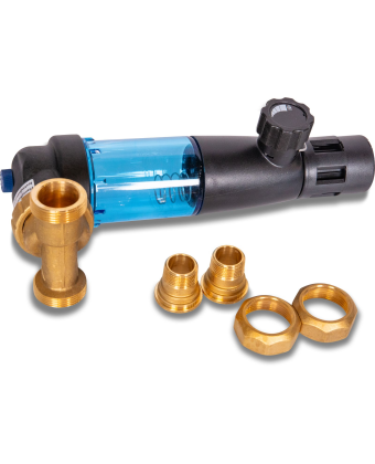 Фільтр зворотній DUO FRII 3/4, без манометра Lubing (30-61-3679) - Фото