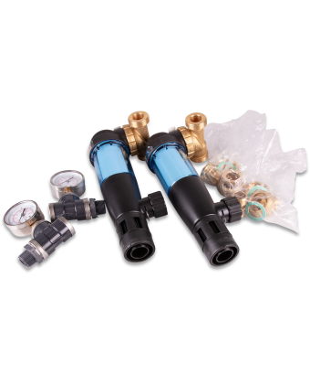 Фільтр зворотній DUO FR II 1 з двума манометрами Lubing (30-62-4025) - Фото