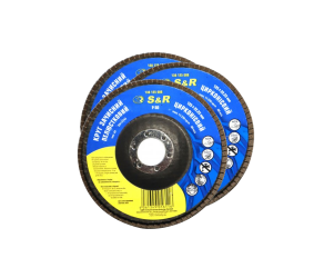 Круг зачисний пелюстковий Цирконієвий 125x222 з60 сталь/нержавійка (уп 3 од)  S&R (138125006-3) - Фото