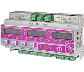 Аналізатор мережі ETI ENA3D (9мод, DIN-rail, 230 L/N) (004656579) - Фото
