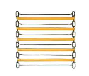 Ланцюг для транспортерів (яйцезбору) типу 250 з елементами вкладки в комплекті Lubing (8261) - Фото