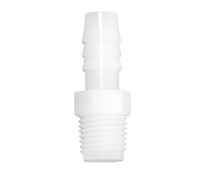 Зєднувач шланга різьба R 1/8 для трубки 6x9, білий Lubing (4372-04) - Фото