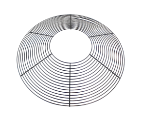 Multifan варіант захисних сіток Q WG 71 BK CON PC Q-line (ROSL71) - Фото