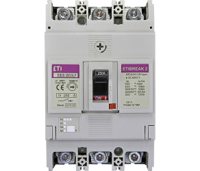 Автоматичний вимикач ETI EB2S 250/3LF 250A (16kA, фікс/фікс) 3P (004671813) - Фото