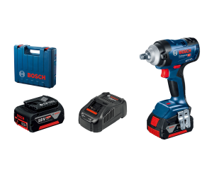 Гайковерт ударный Bosch GDS 18V-400 18В 2х50А·час 2500об·мин 400Нм кейс 187кг 06019K0020 - Фото