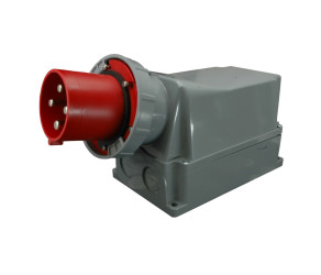 Силовая вилка настенная ETI EPH-12543 IP67 (125A, 400V, 3P+PE) (004482074) - Фото