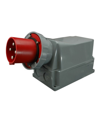 Силовая вилка настенная ETI EPH-12543 IP67 (125A, 400V, 3P+PE) (004482074) - Фото