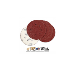 Бумага шлифовальная D125 мм с 36 5шт металл/дерево, 8 отверстий (уп5 шт) STARK (126005036) - Фото