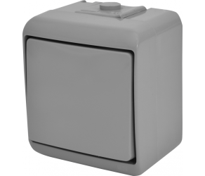 One-key switch ETI VHE-1-SR (grey, IP54) (004668060) - Фото