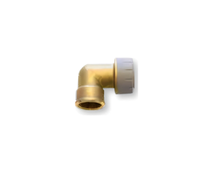 Angle fitting 90° 22 mm x 1/2”, brass HSI (11 82 61) - Фото