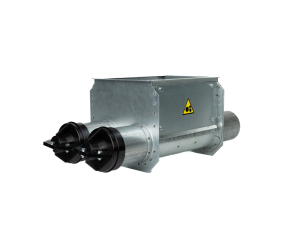 D90 / 35 HV / HM Twin outlet Pass Thru Lower boot with baffle restrictors Val-Co ( 735961) - Фото