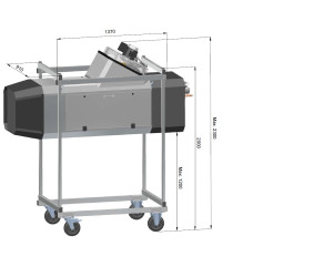 Mobile stand for the Winterwarm heater (GD5000) - Фото