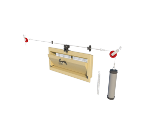 Приточный клапан TPI (3000-VFBR-C SET) - Фото