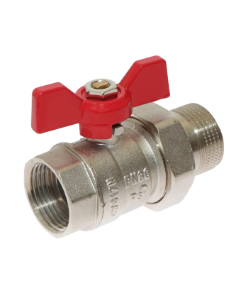 Ball valve 1/2 internal thread metal Lubing (4389) - Фото