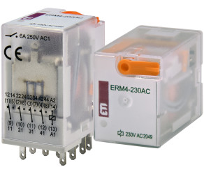 Реле електромеханічне ETI ERM4-230ACL 4p (002473011) - Фото