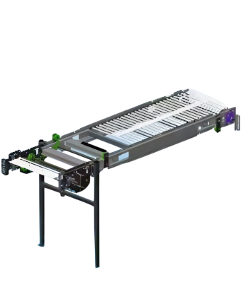 Belt conveyor, for egg collection, 1 line, Lubing (311 006 03 00) - Фото