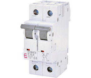 ETI Автоматический выключатель ETIMAT 6 1p+N C 13А (6 kA) 002142515 - Фото