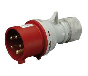 Вилка кабельна з реверсом фаз ETI EVO-3253 IP44 (32A, 400V, 3P+N+PE) (004482023) - Фото