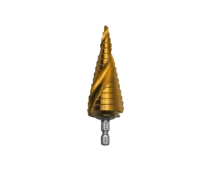 Свердло по металу 4-32 мм HSS-TiN ступінчасте S&R (109432101) - Фото