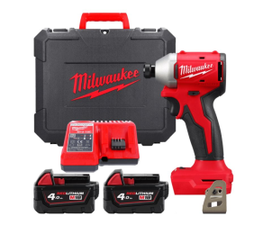 Гвинтоверт ударний акумуляторний Milwaukee M18 BLIDRC-402C 18В АКБ 190Нм (VAD4933492840) - Фото