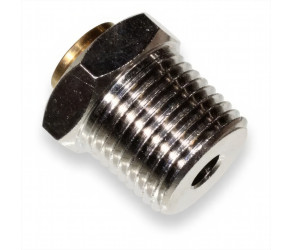 Big Dutchman Фитинг 1/2 наружный x 9,5мм на ПА-трубу латунь никелированная 21-04-0746 - Фото