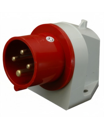 Вилка вбудована кутова ETI ER-3243 IP44 (32A, 400V, 3P+PE) (004482132) - Фото