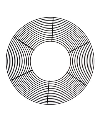 Решітка вентилятора Multifan WG 140 BK FLT PC (RO140CONUS01) - Фото