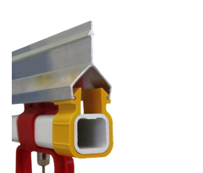 Жовтий кронштейн для Val алюмінієвого профілю Lubing (3342-00) - Фото