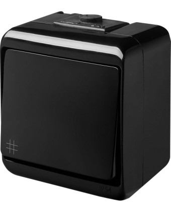 Вимикач перехресний ETI VHE-6-BL (чорний, IP54) (004668085) - Фото