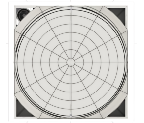 Кругла сітка для конуса ES 150 Gigola (GRCES150-34)  - Фото