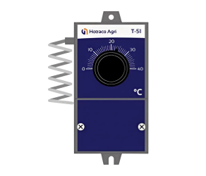 Механічний термостат одинарний -5 - 45°C / 23 - 113°F T-51-C/F HOTRACO (HO13000110) - Фото