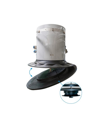 Munters  Вентиляційна шахта, ZLV NG Ø730  (215730000) - Фото