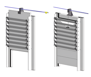 Клапан перекидний настінний UF-2500 AeroFlex Stienen (430270) - Фото