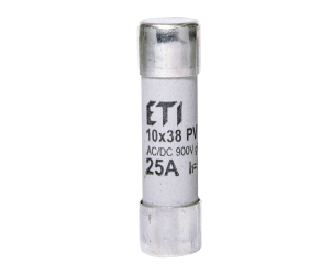 Запобіжник ETI CH 10x38 gR 25A 900V (50kA AC) (002625035) - Фото