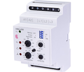 ETI Voltage monitoring relay HRN-43N 400V AC (3F, 2x16A_AC1) with neutral 002471430 - Фото