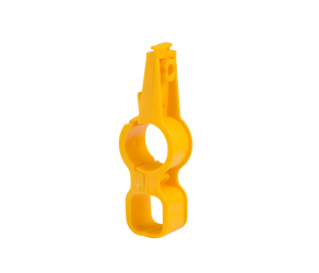 Conduit hanger for square pipe 28x28 and round pipe d=267, yellow Lubing (4388-00) - Фото