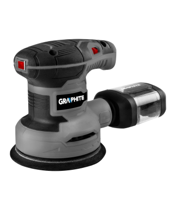 Шліфмашина ексцентрикова GRAPHITE 300Вт 125мм 7000-13000об/хв орбіта 1мм 121кг 59G348 - Фото