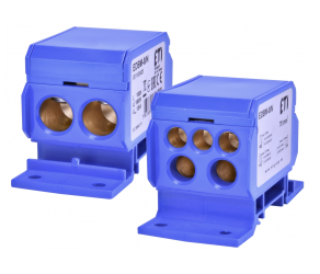 Блок розподільчий ETI EDBM-8/N (192А, 1500V AC/DC, OUT: 1x4-70; 2x4-35; 3x2,5-25) (001102426) - Фото