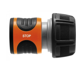 Зєднувач з аквастопом, для шланга 19мм (3/4),  GARDENA (18214-2900000) - Фото