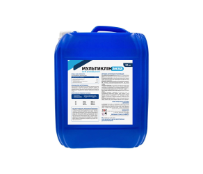 Мультиклін Аква, 10 л, миючо-дезінфікуючий засіб,  ЗВК СЕЛО (ZV0011) - Фото