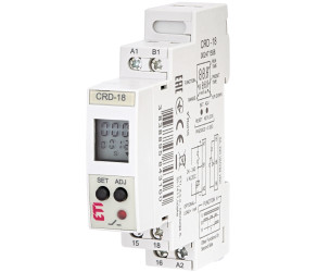 Багатофункціональне цифрове реле часу ETI CRD-18 (24-240V AC/DC, 1x8A_AC1) (002471558) - Фото