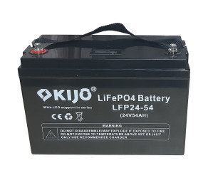 Kijo Літій-залізо-фосфатний акумулятор LiFePO4 bluetooth версія 25 В 54 А/г - Фото