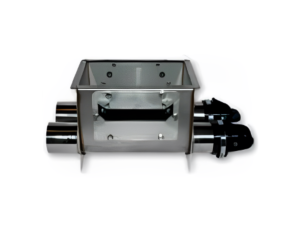 Хоппер на 2 линии кормления (для шнека 89 мм), VVM (VAD21071) - Фото