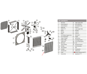 Вентиляційна решітка ES 150 Gigola (CGES150-31)  - Фото