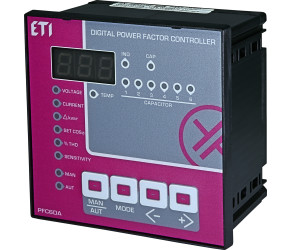 Регулятор реактивної потужності ETI PFC-6DA 6 ступ, 96x96, (400V) (004656570) - Фото